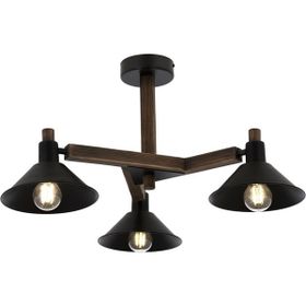 Avonni AV-60294-3BSY Siyah Boyalı Modern Avize