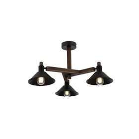 Avonni AV-60294-3BSY Siyah Boyalı Modern Avize