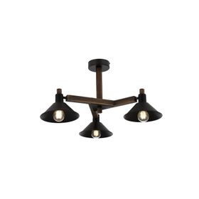 Avonni AV-60294-3BSY Siyah Boyalı Modern Avize