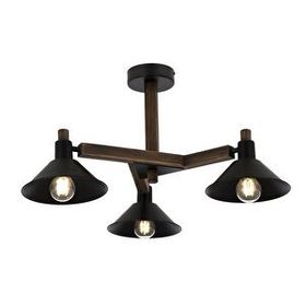 Avonni AV-60294-3BSY Siyah Boyalı Modern Avize