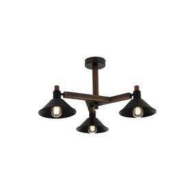 Avonni AV-60294-3BSY Siyah Boyalı Modern Avize