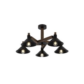 Avonni AV-60294-5BSY Siyah Boyalı Modern Avize