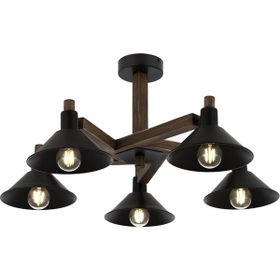 Avonni AV-60294-5BSY Siyah Boyalı Modern Avize