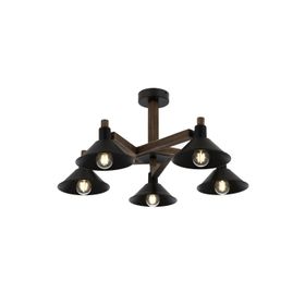 Avonni AV-60294-5BSY Siyah Boyalı Modern Avize
