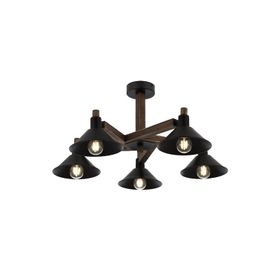 Avonni AV-60294-5BSY Siyah Boyalı Modern Avize