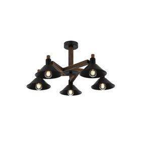 Avonni AV-60294-5BSY Siyah Boyalı Modern Avize