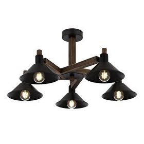 Avonni AV-60294-5BSY Siyah Boyalı Modern Avize