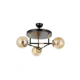 Avonni AV-60327-3T-BSY Eskitme Siyah Kaplama Modern Avize