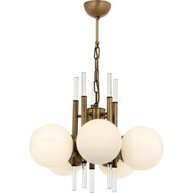 Avonni AV-60385-5E Eskitme Kaplama E27 Metal Cam Kristal 50 cm Siyah Modern Avize