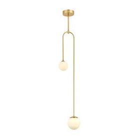 Avonni AV-60389-2BSA Sarı Boyalı G9 Metal Cam 20X12 cm Siyah Modern Avize