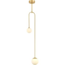 Avonni AV-60389-2BSA Sarı Boyalı G9 Metal Cam 20X12 cm Siyah Modern Avize