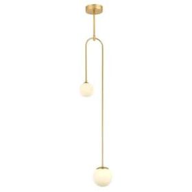 Avonni AV-60389-2BSA Sarı Boyalı G9 Metal Cam 20X12 cm Siyah Modern Avize