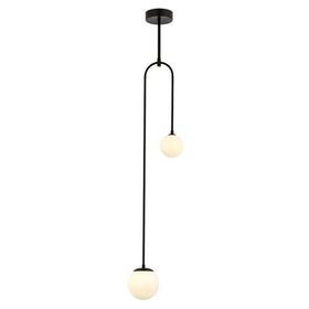 Avonni AV-60389-2BSA Sarı Boyalı G9 Metal Cam 20X12 cm Siyah Modern Avize