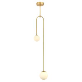 Avonni AV-60389-2BSA Sarı Boyalı G9 Metal Cam 20X12 cm Siyah Modern Avize