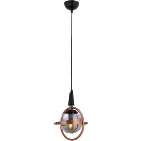 Avonni AV-60391-1BSY Siyah-Bakır Boya-Kaplama E14 Metal Cam 25 cm Siyah Modern Avize