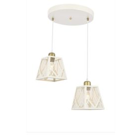 Avonni AV-65052-2BCR Krem Ferforje Avize