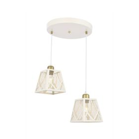 Avonni AV-65052-2BCR Krem Ferforje Avize