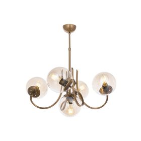 Avonni AV-65217-5E Eskitme Kaplama Metal Cam 60 cm Modern Avize