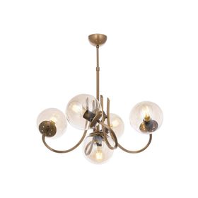 Avonni AV-65217-5E Eskitme Kaplama Metal Cam 60 cm Modern Avize