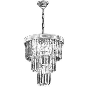 Avonni AV-65224-K35 Krom Kaplama E14 35 cm Modern Avize