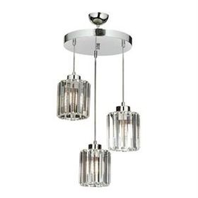 Avonni AV-65230-3KT Krom Kaplama 40 cm Modern Avize