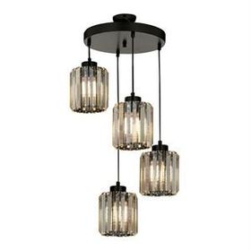 Avonni AV-65230-4T-BSY Siyah Boyalı 40 cm Modern Avize