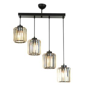 Avonni AV-65230-4Y-BSY Siyah Boyalı 64x15 cm Modern Avize