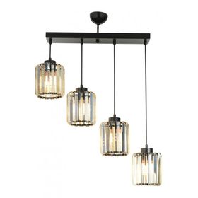 Avonni AV-65230-4Y-BSY Siyah Boyalı 64x15 cm Modern Avize