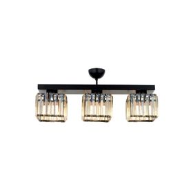 Avonni AV-65232-3Y-BSY Siyah Boyalı 65x15 cm Modern Avize