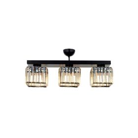 Avonni AV-65232-3Y-BSY Siyah Boyalı 65x15 cm Modern Avize