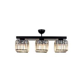 Avonni AV-65232-3Y-BSY Siyah Boyalı 65x15 cm Modern Avize