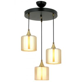 Avonni AV-65233-3T-BSY-B Siyah Boyalı 40 cm Modern Avize