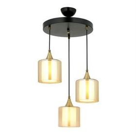 Avonni AV-65233-3T-BSY-B Siyah Boyalı 40 cm Modern Avize