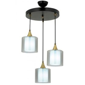 Avonni AV-65233-3T-BSY-F Siyah Boyalı 40 cm Modern Avize