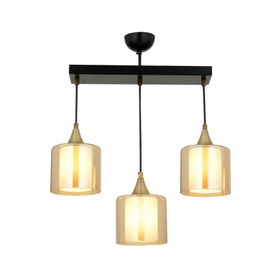 Avonni AV-65233-3Y-BSY-B Siyah Boyalı 60x14 cm Modern Avize