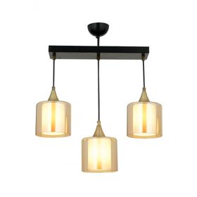 Avonni AV-65233-3Y-BSY-B Siyah Boyalı 60x14 cm Modern Avize