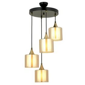 Avonni AV-65233-4T-BSY-B Siyah Boyalı 40 cm Modern Avize