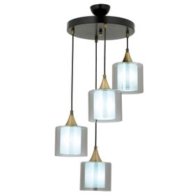 Avonni AV-65233-4T-BSY-F Siyah Boyalı 40 cm Modern Avize