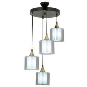 Avonni AV-65233-4T-BSY-F Siyah Boyalı 40 cm Modern Avize
