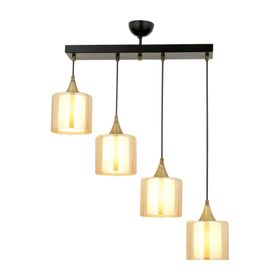 Avonni AV-65233-4Y-BSY-B Siyah Boyalı 70x14 cm Modern Avize