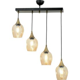 Avonni AV-65234-4Y-BSY Siyah Boyalı 70x10 cm Modern Avize