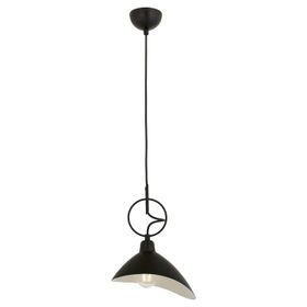 Avonni AV-9127-1BSY E27 Metal 24x20 cm Siyah Boyalı Modern Avize