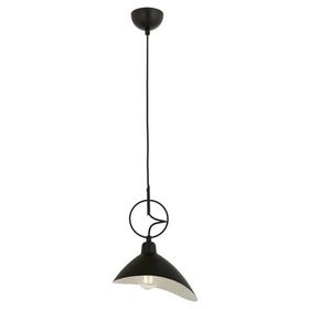Avonni AV-9127-1BSY E27 Metal 24x20 cm Siyah Boyalı Modern Avize