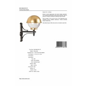 Avonni BAP-68060-BSY-OP Bahçe Aydınlatması