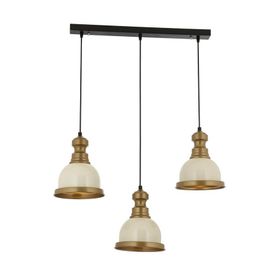 Avonni E27 Metal 60x60 cm Beyaz Boyalı Modern Avize