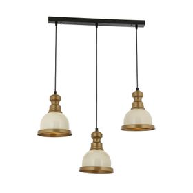 Avonni E27 Metal 60x60 cm Beyaz Boyalı Modern Avize