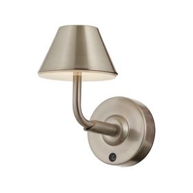 Avonni Led Metal Opal Pleksi 12x22 cm Nikel Kaplama Aplik