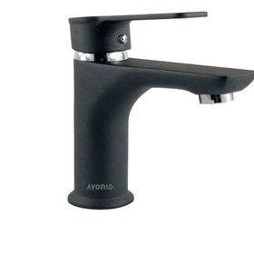 Avorio Vera Yüksek Siyah Lavabo Batarya