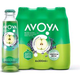 Avoya 200 ml Meyveli Elma & Adaçayı Maden Suyu (6 adet)