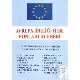 AVRUPA BIRLIĞI HIBE FONLARI REHBERI - HÜSEYIN KARABABA